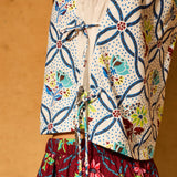 Sage x Clare |  Norali Shell Top | Ecru