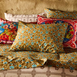 Sage x Clare | Magnolia Standard Cotton Pillowcase Set | Turquoise