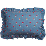 Sage x Clare | Anneliese Ruffle Pillowcase | Poppy