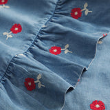 Sage x Clare | Anneliese Ruffle Pillowcase | Poppy