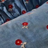 Sage x Clare | Anneliese Ruffle Pillowcase | Poppy