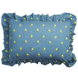 Sage x Clare | Anneliese Ruffle Pillowcase | Peridot