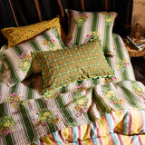 Sage x Clare | Dempsey Linen Standard Pillowcase Set | Hunter Green