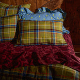Sage x Clare | Frances Linen Standard Pillowcase Set | Moss