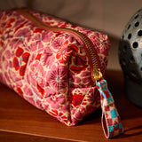 Sage x Clare | Magnolia Travel Pouch | Poppy