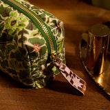 Sage x Clare | Magnolia Travel Pouch | Cactus Green