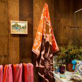 Sage x Clare | Jolene Bath Sheet | Carnelian