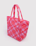 Baggu | Small Cloud | Pink Star Plaid