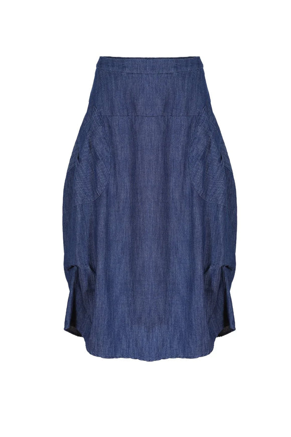 Olda de Polga | Milwaukee Classic Skirt | Original Wash in Denim