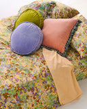 Kip & Co | Velvet Pea Cushion | Jacaranda