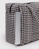 Baggu | Small Cloud Carry-On | Black & White Gingham