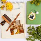 Three Potato Four | Patch Keychain | Black Cat