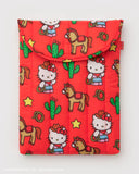Baggu | Puffy Laptop Sleeve | Hello Kitty Western
