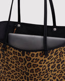 Baggu | Large Nylon Reversible Tote | Leopard Mix