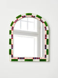 Jones & Co | Bloom Nouveau Check Mirror