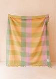 TBCo | Recycled Wool Blanket | Green Bold Check