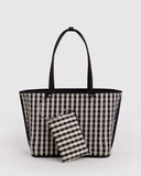 Baggu | Large Nylon Reversible Tote | Mixed Black