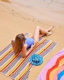 Kip & Co | Terry Beach Towel | Casablanca Stripe