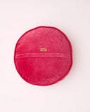 Kip & Co | Velvet Pea Cushion | Rhubarb