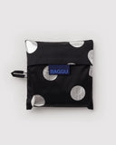 Baggu | Standard Baggu | Silver Metallic Polka Dot