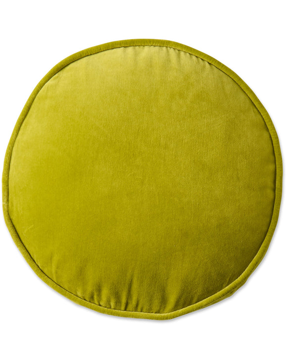 Kip & Co | Velvet Pea Cushion | Pear