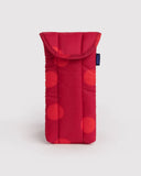 Baggu | Puffy Glasses Sleeve | Red Polka Dot