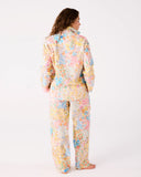 Kip & Co | Organic Cotton Long Sleeve Shirt & Pant Pyjama | Forever Floral