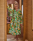 Kip & Co | Nasturtium Quilted Cotton Robe