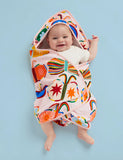 Halcyon Nights | Baby Hooded Towel | Flutterby