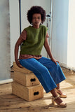Olga de Polga | Aspen Alpaca Knit Vest | Moss