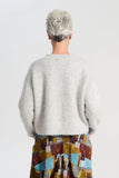 Olga de Polga | Aspen Alpaca Knit Sweater | Light Grey