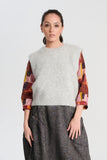 Olga de Polga | Aspen Alpaca Knit Vest | Light Grey