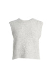 Olga de Polga | Aspen Alpaca Knit Vest | Light Grey