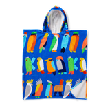 Halcyon Nights | Kids Hooded Towel | Flamin' Galah