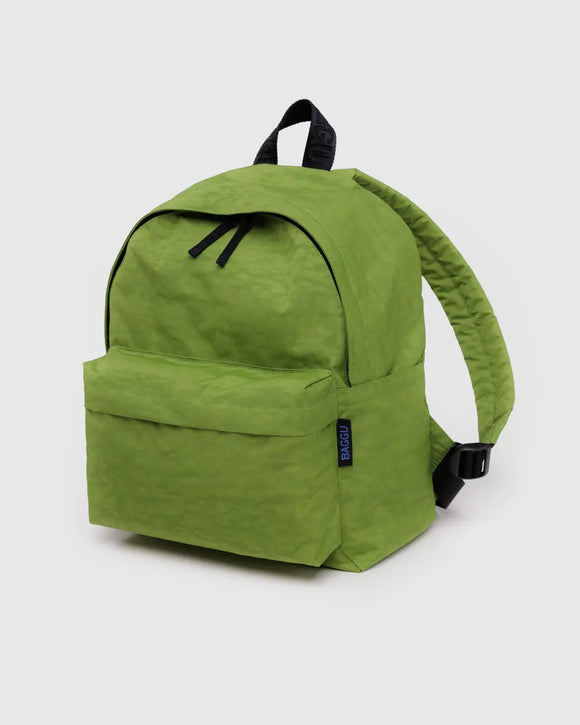 Baggu | Medium Nylon Backpack | Green Juice