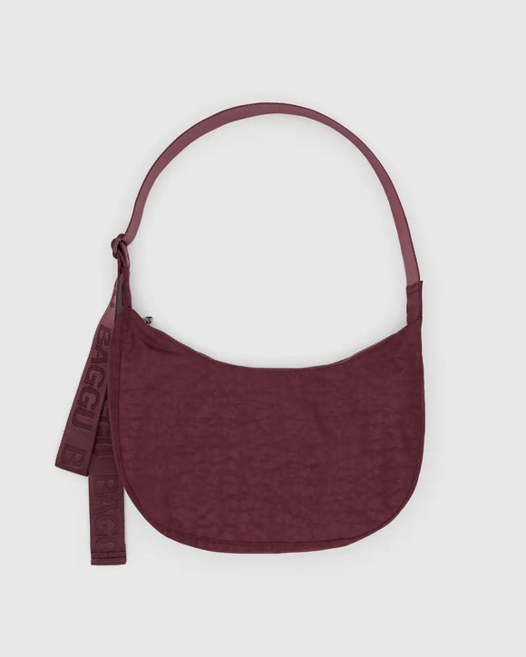 Baggu | Medium Nylon Crescent Bag |Mahogany