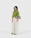 Baggu | Nylon Bowler Bag | Black & White Gingham