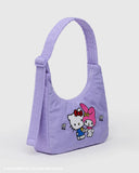 Baggu | Mini Nylon Shoulder Bag | Embroidered Hello Kitty & My Melody