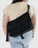 Baggu | Nylon Messenger Bag | Black