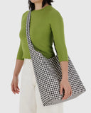 Baggu | Large Nylon Sling | Black & White Gingham