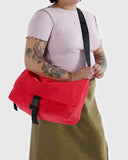 Baggu | Nylon Messenger Bag | Candy Apple