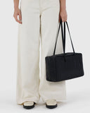 Baggu | Nylon Medium Bowler Bag | Black