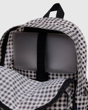Baggu | Large Nylon Backpack | Black & White Gingham