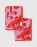 Baggu | Hand Towel Set of 2 | Sea Shells