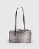 Baggu | Nylon Bowler Bag | Black & White Gingham