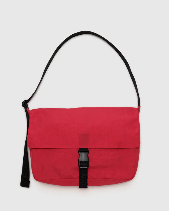 Baggu | Nylon Messenger Bag | Candy Apple