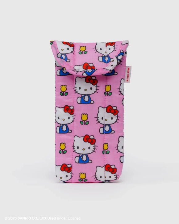Baggu | Puffy Glasses Sleeve | Hello Kitty Pink