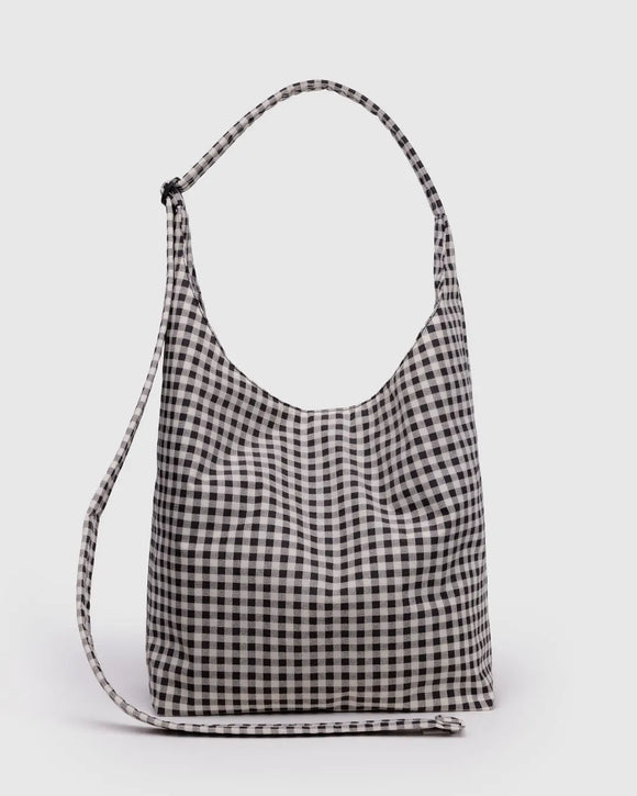 Baggu | Large Nylon Sling | Black & White Gingham