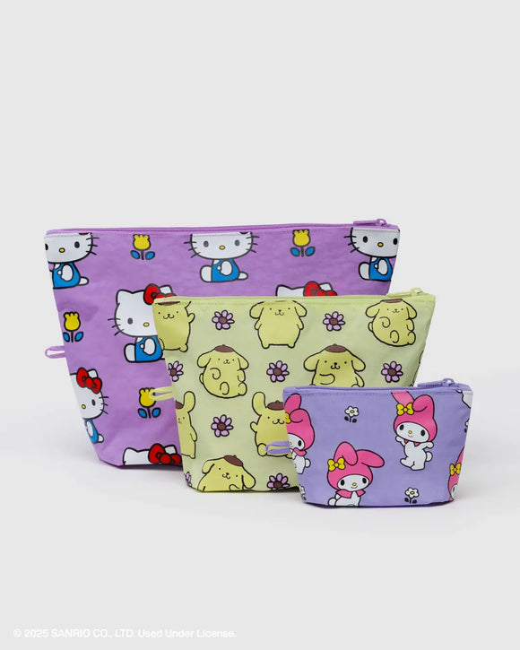 Baggu | Go Pouch | Hello Kitty and Friends Florals