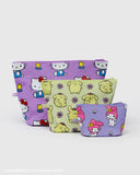 Baggu | Go Pouch | Hello Kitty and Friends Florals